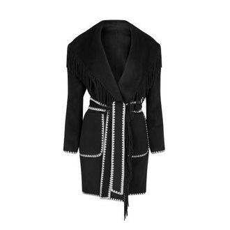 Anne Fontaine Ines Jackets in Black at Nordstrom, Size Medium Eu