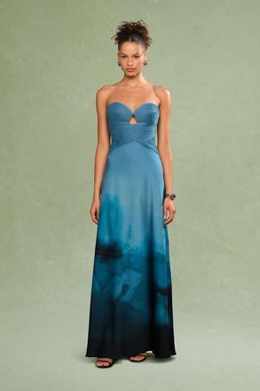 AMUR Cova Printed Gown in River Walk at Nordstrom, Size 6