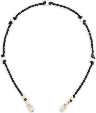 Marie Lichtenberg Collana Mauli Blue in oro giallo 14 carati