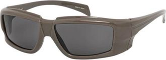Rick Owens Rick Zonnebril - unisex - Accessoires - Grijs - Maat: ONE Size Nylon