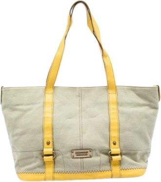 Burberry Pre-owned Vintage Tote Bag - Dames - Vintage Shopper - Veelkleurig - ONE Size - Leer - Vintage