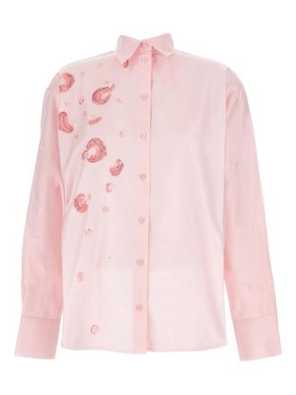 Des_Phemmes Camicia con decorazione - Rosa