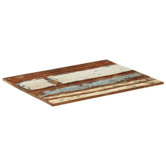 Berkfield Home Rectangular Table Top 70x90 cm 15-16 mm Solid Reclaimed Wood