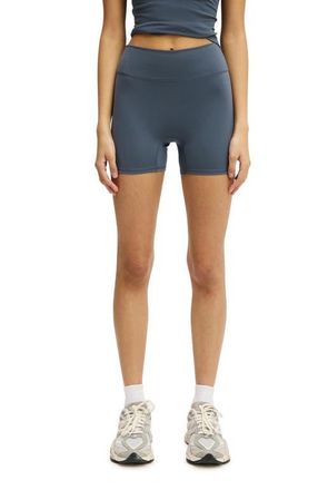 Cotton On Womens Active Ultra Soft Invisible Scrunch Shortie Short in Folkstone Grey at Nordstrom, Size X-Large