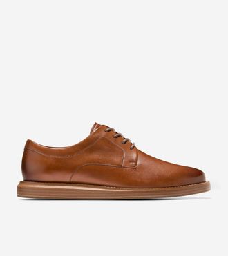 Cole Haan Mens Grand Neoclassic Plain Toe Oxford Shoes - Brown Size 7.5