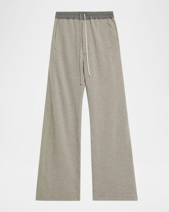 DRKSHDW RICK OWENS Mens Melange Terry Relaxed Sweatpants