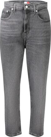Tommy Hilfiger Cotton Denim Straight Fit Jeans - Dames - Slim Fit Jeans - Zwart - W30 L30 - Denim - Jeans