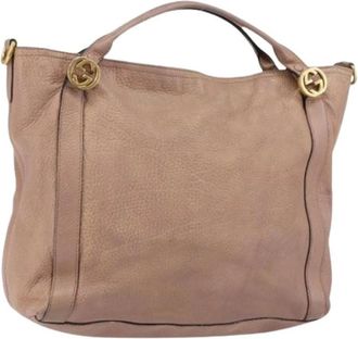 Gucci Pre-owned Vintage Schoudertas - Dames - Vintage Schoudertas - Roze - ONE Size - Leer - Vintage