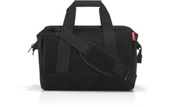 Reisenthel Umh&auml;ngetasche REISENTHEL Allrounder M, Damen, Gr. B/H/T: 40cm x 33,5cm x 24cm, schwarz matt, Polyester, Taschen Umh&auml;ngetasche