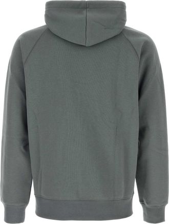 Carhartt Work in Progress Mens Chase Hoodie Blue Cotton Polyester Sweater