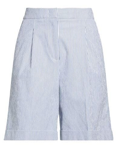 パンツ PESERICO Women Shorts  Burmudas P0425102610 985 BLUE Peserico Woman Shorts & Bermuda Shorts Blue Size 4 Linen