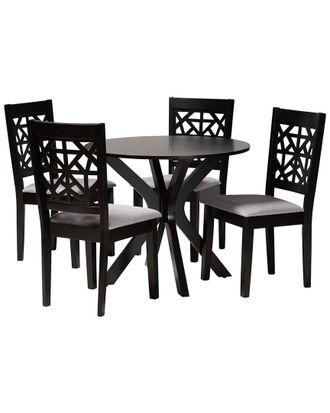 Baxton Studio Karel Modern 5Pc Dining Set