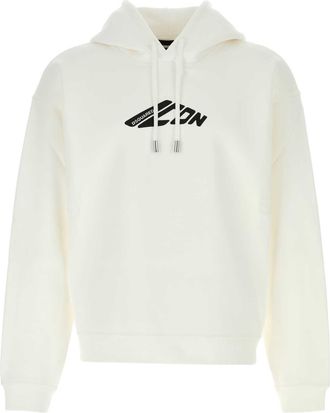 Dsquared2 White Cotton Blend Sweatshirt