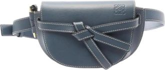 Loewe Pre-owned Leren Heuptas - Dames - Vintage Heuptassen - Blauw - ONE Size - Leer - Vintage