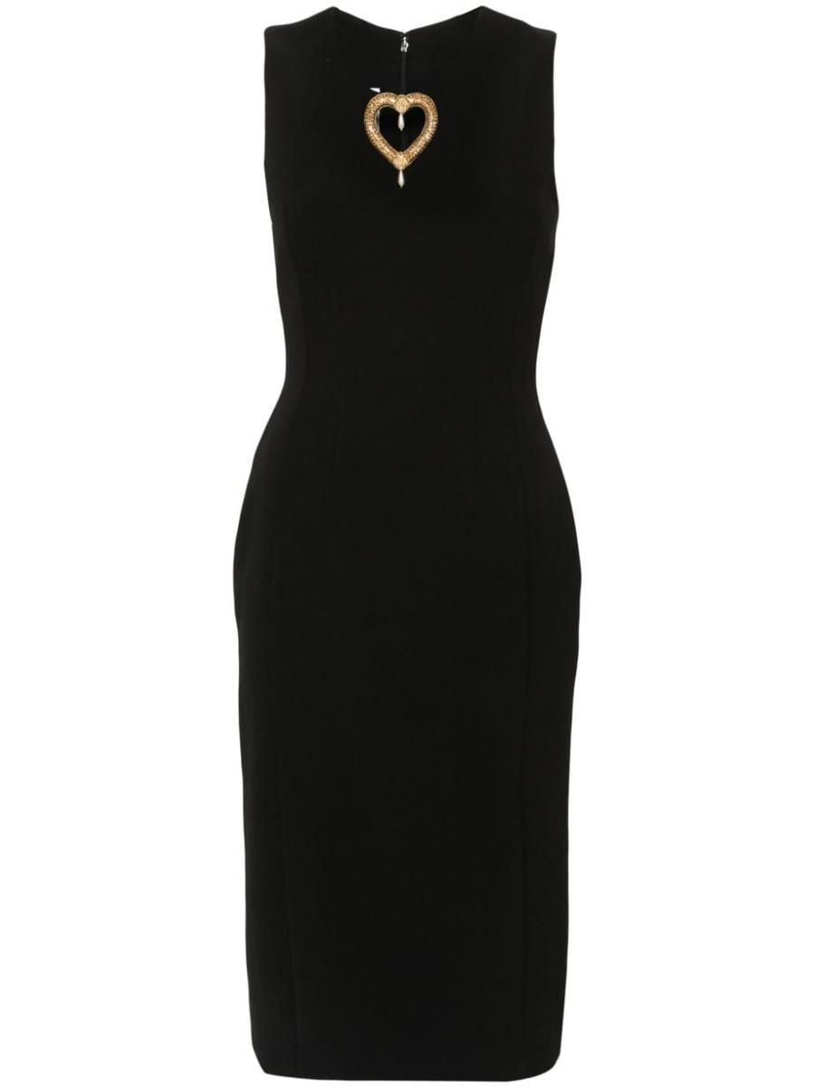 ワンピース MOSCHINO 'lingerie' dress Black  A04220561 Moschino Lingerie Dress - Black - Women | 042205611555