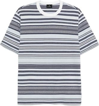 Paul Smith T-shirt in cotone a righe - Bianco
