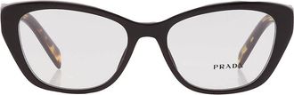 Prada Demo Cat Eye Ladies Eyeglasses PR 19WV 1AB1O1 53