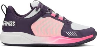 K-Swiss Womens Ultrashot Team Tennis Shoe In Purple Plumeria/white/neon Pastel Pink