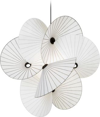 MOOOI Serpentine Pendelleuchte 8, Large, weiss / schwarz