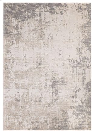 Novatrend Alfombra tejida plana moderna gris 120x160 cm