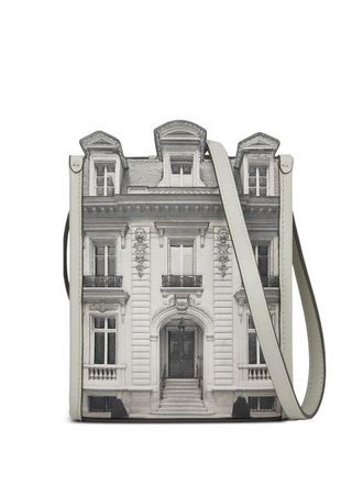 Karl Lagerfeld Maison de Karl-print mini bag - women - Polyurethane - One Size - Neutrals