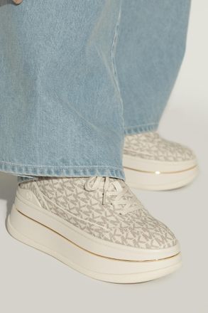Michael Michael Kors Hayes Platform Sports Shoes, Womens, Beige