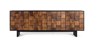 Giner&Colomer Aparador con cuatro puertas fabricado en madera de sheesam