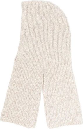 Eleventy Geribbelde wollen bivakmuts - Beige