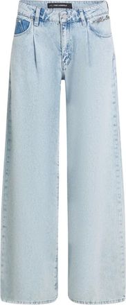 Karl Lagerfeld Dames, Jeans, Blauw, Maat: W30 Katoen