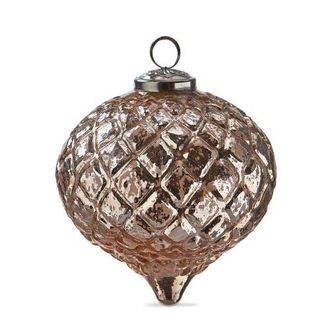 Tag Vintage Diamond Teardrop Glass Ornament Pink Christmas Tree at Nordstrom