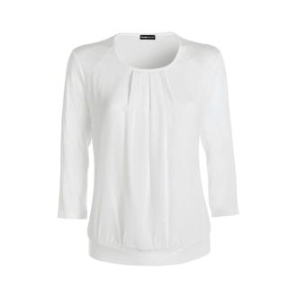 Frank Walder Frank Walder - Frankwalder blouse NOS 722426/902 - Dames - Blouses & Shirts - Wit - Maat: 2XL