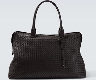 Bottega Veneta Vaporetto Intrecciato Large leather duffel bag