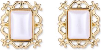 Petit Moments Viva Stud Earrings in Gold/Pearl at Nordstrom