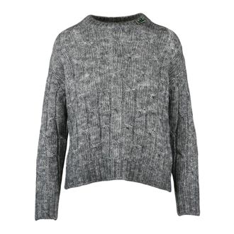 Max Mara Dames, Truien, Grijs, Maat: XS Katoen