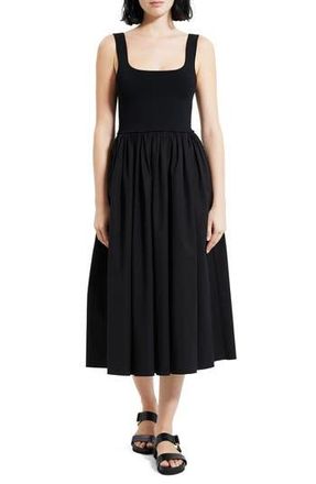 Theory Gloss Midi Dress in Black at Nordstrom Rack, Size X-Small