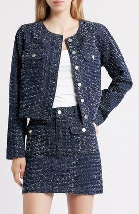 Rails Capistrano Denim Tweed Jacket at Nordstrom Rack, Size Xx-Large