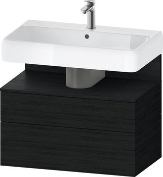 Duravit Duravit - Qatego Mueble Bajo Lavabo, 1 Extra&iacute;ble Y 1 Caj&oacute;n