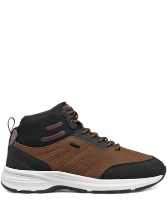 Geox Senales Abx panelled lace-up boots - Brown