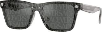 Versace Accessoires, unisex, Grijs, ONE Size, Nylon, Shield Zonnebril
