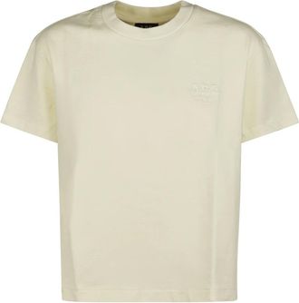 A.P.C. A.p.c., Dames, Tops, Wit, Maat: S Katoen