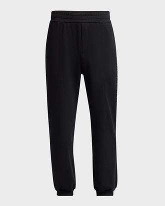 Moncler Men & apos;s Fleece Logo Sweatpants