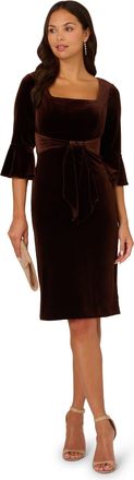 Adrianna Papell Tie Front Dress
