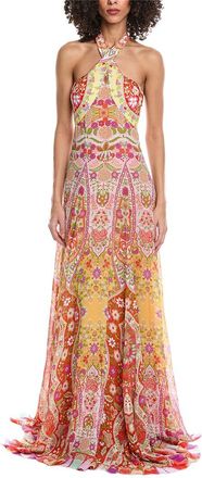 Etro Zodiac Silk Maxi Dress