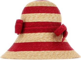 Valentino Garavani Multicolor Stripped Summer Hat