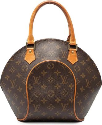 Louis Vuitton Borsa a mano Ellipse PM con monogramma 2002 - Marrone