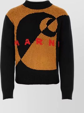 Marni wool and silk crewneck jumper