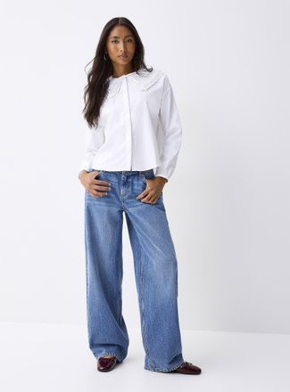 Twik Womens Baggy low-rise jean House fit