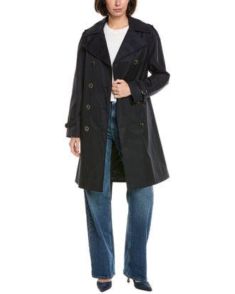 Via Spiga Raglan Trench Coat