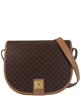 Celine Celine Vintage Macadam Pvc Leather Shoulder Bag (Authentic Pre-Loved)