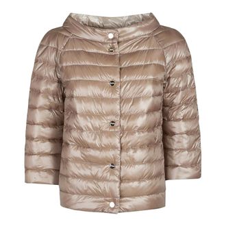 Herno Winter Jackets, female, Brown, Size: 2XL Reversible Cape